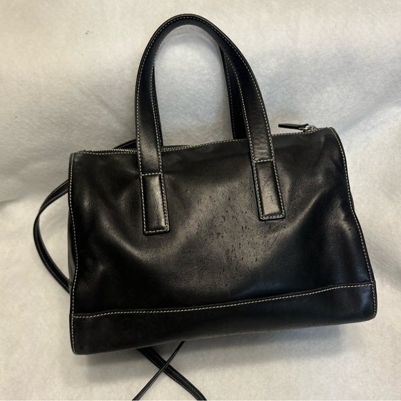COACH Vintage Hamptons Classic Black Leather Purse Pre-loved - Picture 14 of 16